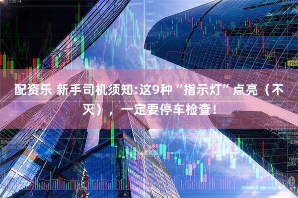 配资乐 新手司机须知:这9种“指示灯”点亮（不灭），一定要停车检查！