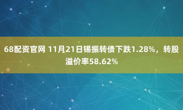 68配资官网 11月21日锡振转债下跌1.28%，转股溢价率58.62%